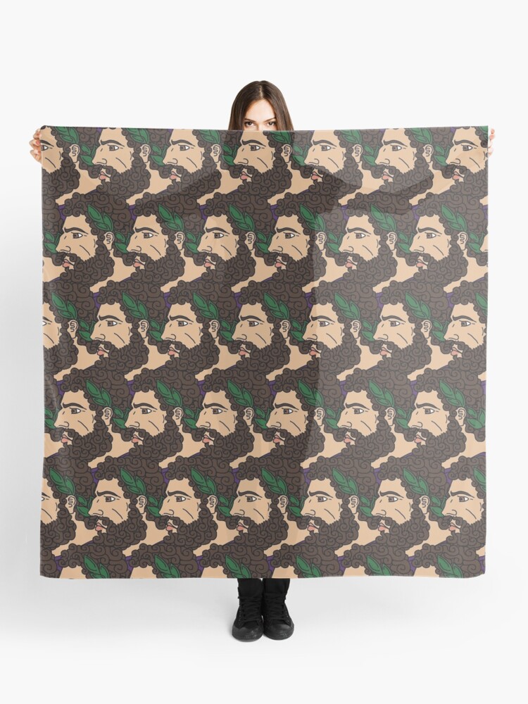 Yes Chad Meme Wojak Scarf for Sale by IconicalHawk