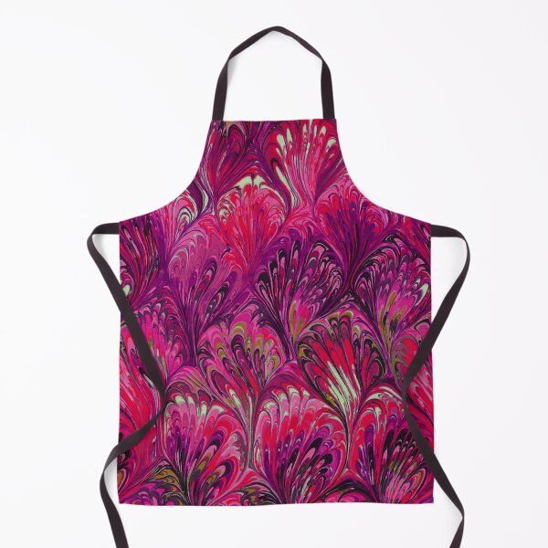 Item preview, MARBLED PAPER,ABSTRACT PINK FUCHSIA PURPLE  SWIRLS AND SHADES  designed and sold by BulganLumini.