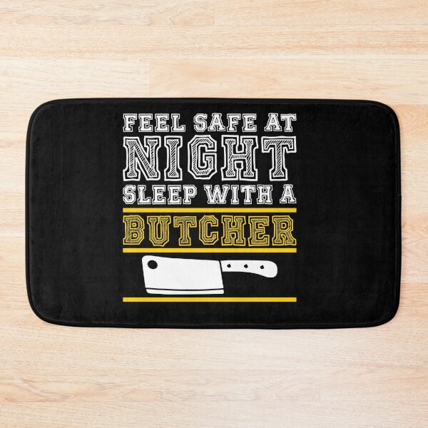 Item preview, Night Safety - sleep with a butcher! designed and sold by TeeZoneZtore.