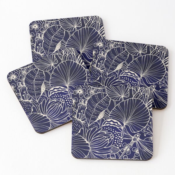 Item preview, Tropical indigo designed and sold by peonyrosedesign.