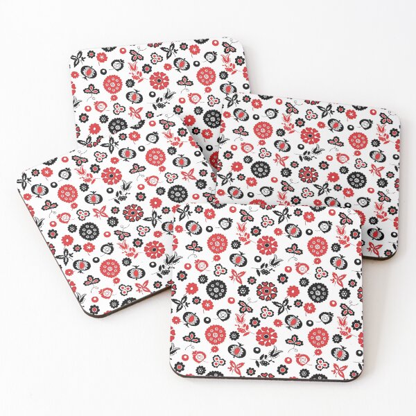 Item preview, Slovacko shirt embroidery, red, black and white, Large print designed and sold by Folkiestore.