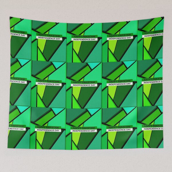 Item preview,  happy pakistani independence day poster designed and sold by sarina G.