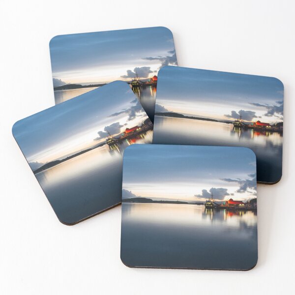 Item preview, Twylight over Oban Harbour  designed and sold by hawkie.