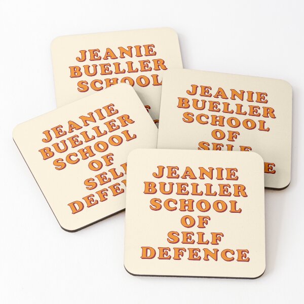 Item preview, Jeanie Bueller School of Self defence sticker designed and sold by Boxing Kangaroo Retail Company.