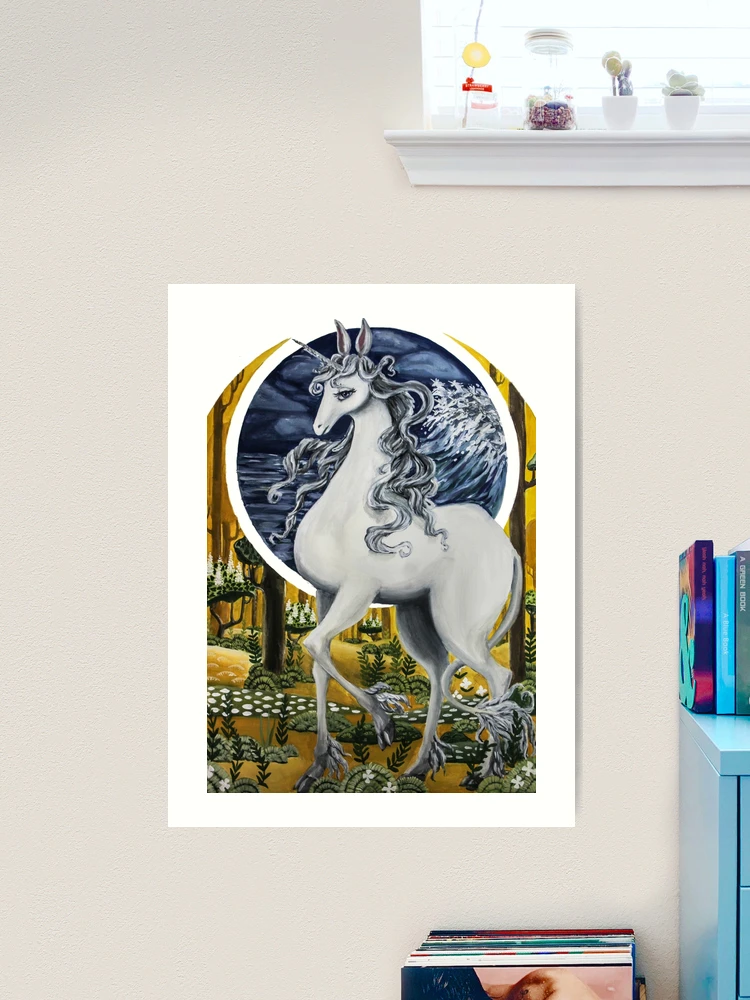 The Last Unicorn Art Print by Deer Dandy