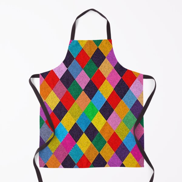 Item preview, MARDI GRAS HARLEQUIN PATTERN Colorful Rhombi by Bulgan Lumini designed and sold by BulganLumini.