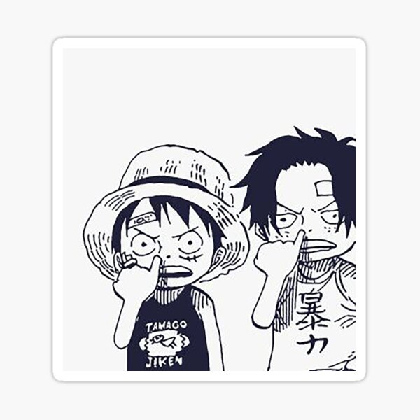 Luffy & Ace Sticker