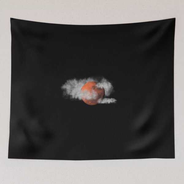 Item preview, planet mars with clouds designed and sold by hachemi riadh.