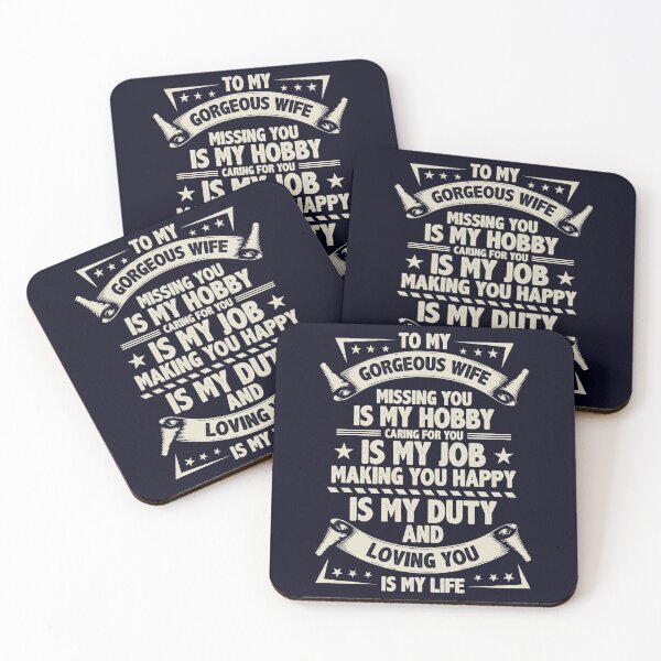 Item preview, To my gorgeous Wife missing you is my hobby  designed and sold by mmos.