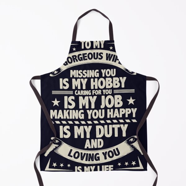 Item preview, To my gorgeous Wife missing you is my hobby designed and sold by mmos.