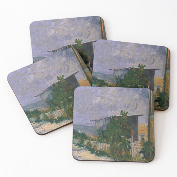 Item preview, Shed at Montmartre with sunflower - Vincent van Gogh designed and sold by TemporaryArt.