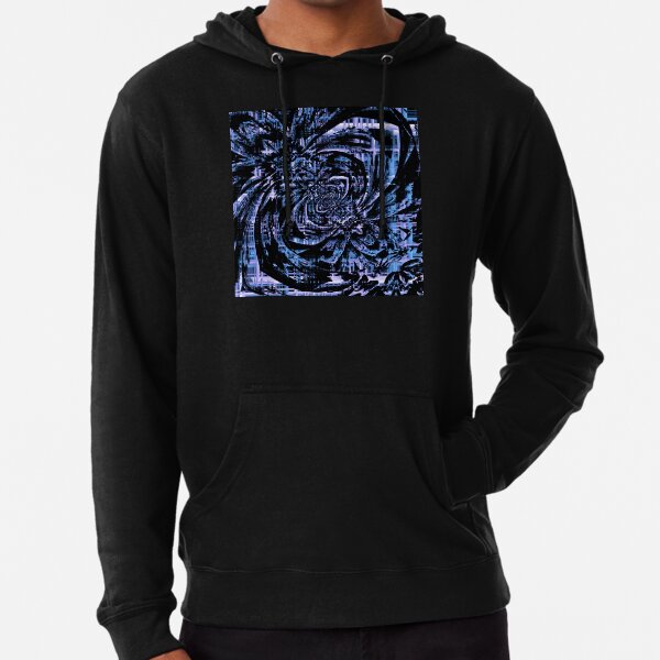 Fractal Madness Lightweight Hoodie