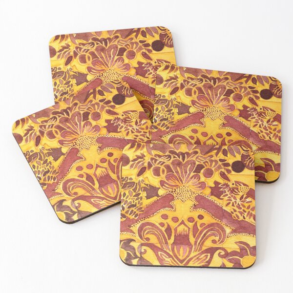 Item preview, study of William Morris tiles designed and sold by Hayley Holliday.