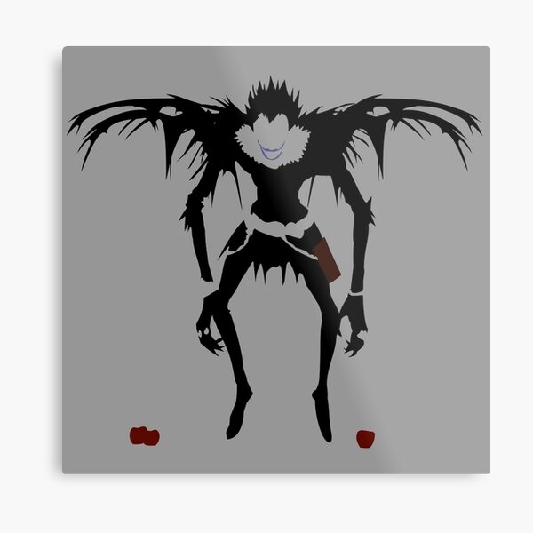 Death Note Ryuk Silhouette Metal Print