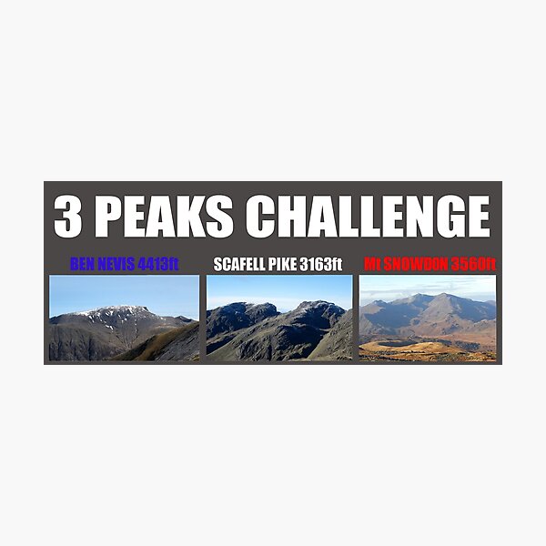 Item preview, 3 Peaks Challenge designed and sold by beavo.