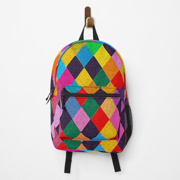 Item preview, MARDI GRAS HARLEQUIN PATTERN Colorful Rhombi by Bulgan Lumini designed and sold by BulganLumini.