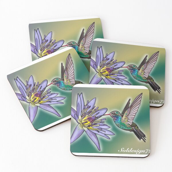 Item preview, Hummingbird and flower design designed and sold by soldesign72.