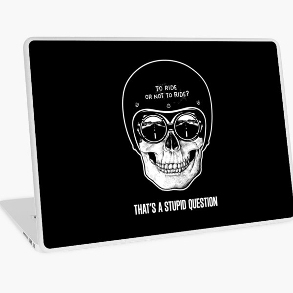 To Ride, Or Not To Ride? Laptop Skin