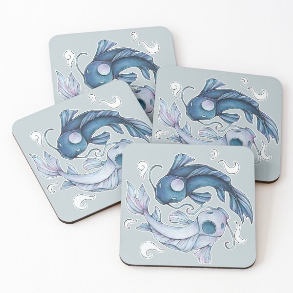 Item preview, Yin Yang Kois - Tui & La designed and sold by YumePeachyPie.
