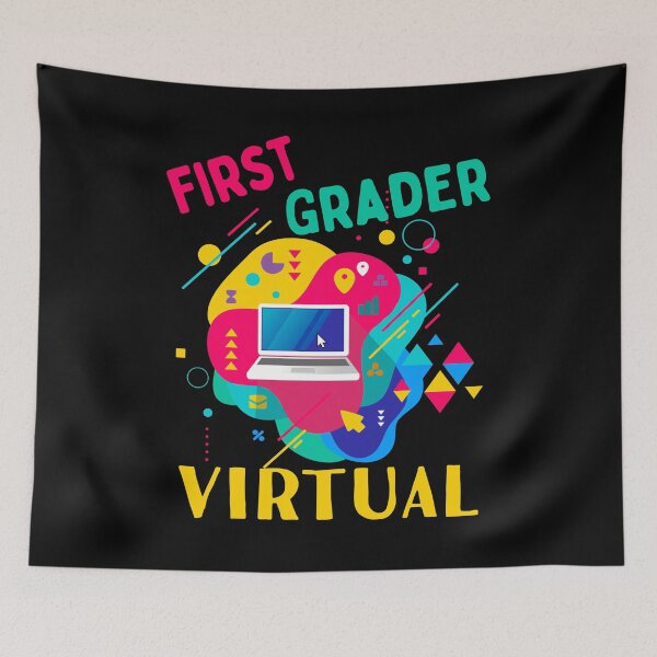 Item preview, First Grader Virtual Elearning Back To School designed and sold by MagicBoutique.
