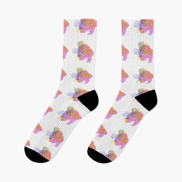 Item preview, Striped fish (color) designed and sold by adeillustrator.