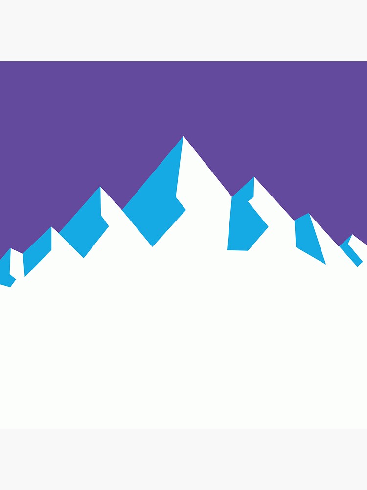 Utah Jazz Alternate Color w/ mountain background scene Logo Type Die-cut  MAGNET