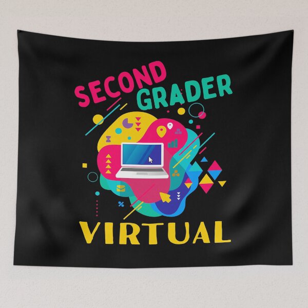 Item preview, Second Grader Virtual Elearning Back To School designed and sold by MagicBoutique.