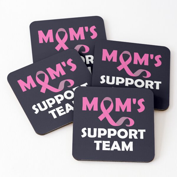 Item preview, Mom 's support team Pink ribbon  designed and sold by mmos.
