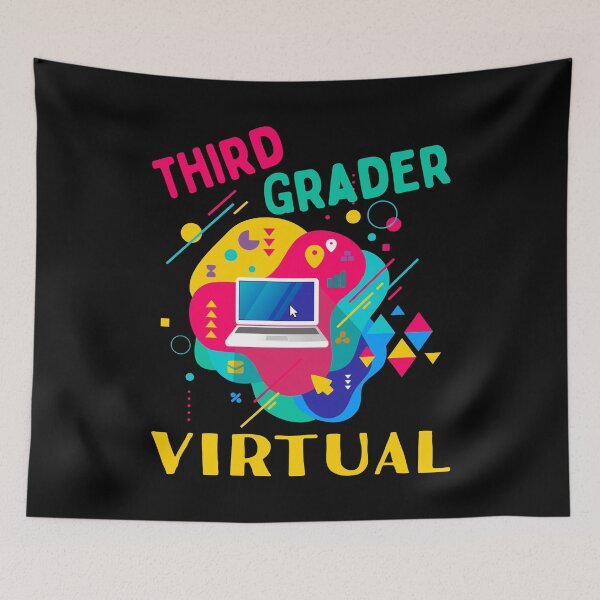 Item preview, Third Grader Virtual Elearning Back To School designed and sold by MagicBoutique.