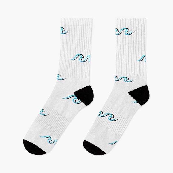 Item preview, Blue and black waves of ocean  designed and sold by Nishad4.