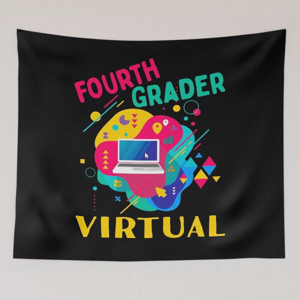 Item preview, Fourth Grader Virtual Elearning Back To School designed and sold by MagicBoutique.