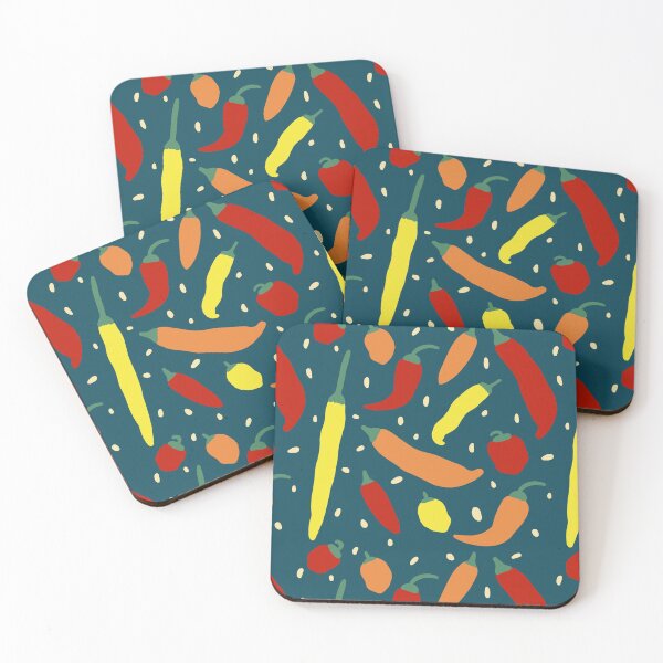 Item preview, Spicy Chilli Peppers Pattern designed and sold by elysialucas.