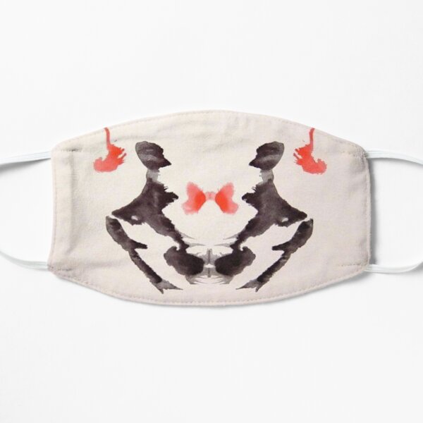 INKBLOT. Psychology, Third blot, Rorschach, inkblot test. Mask