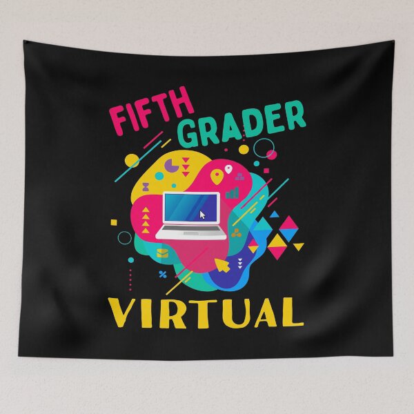 Item preview, Fifth Grader Virtual Elearning Back To School designed and sold by MagicBoutique.
