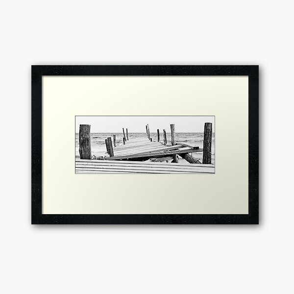 The Old Pier Framed Art Print