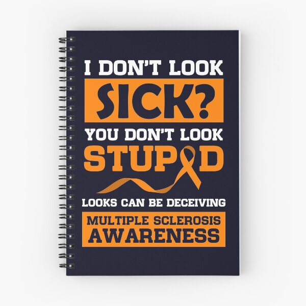 Item preview, Look can be deceiving Multiple Sclerosis Awareness Orange Ribbon designed and sold by mmos.