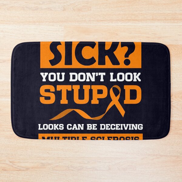 Item preview, Look can be deceiving Multiple Sclerosis Awareness Orange Ribbon designed and sold by mmos.