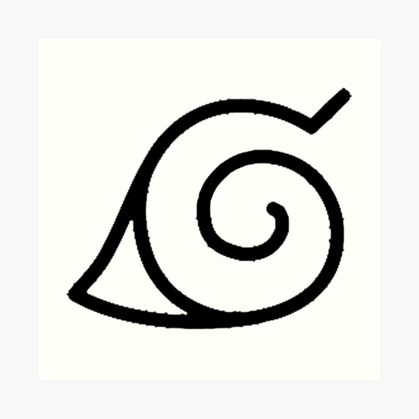 Konoha symbol Impression artistique