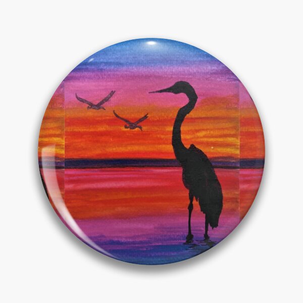 Item preview, Swan in a lake-beautiful sunset designed and sold by Blissful Brushes.