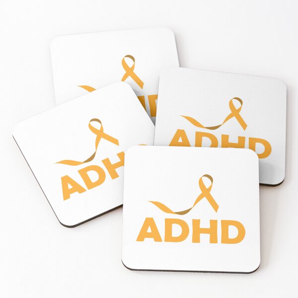 Item preview, I love someone with ADHD Orange Ribbon designed and sold by mmos.