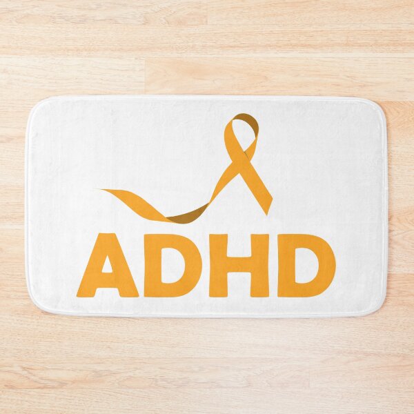 Item preview, I love someone with ADHD Orange Ribbon designed and sold by mmos.