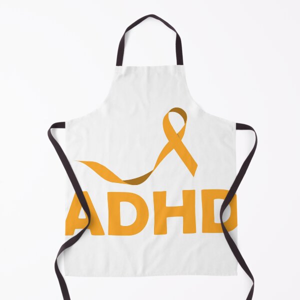 Item preview, I love someone with ADHD Orange Ribbon designed and sold by mmos.