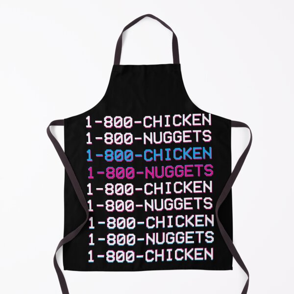 Item preview, 1 800 Chicken Nuggets Glitch Vaporwave Aesthetic designed and sold by ghost888.