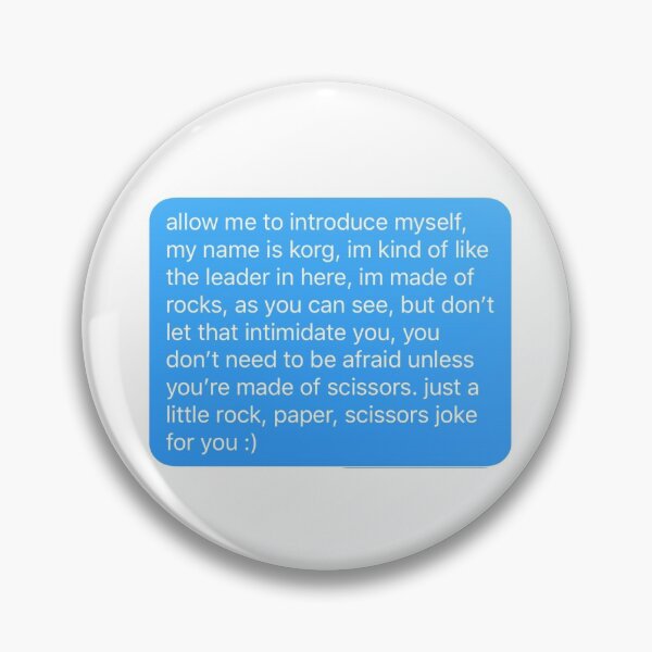 Item preview, Korg's Introduction Quote designed and sold by mollychico.