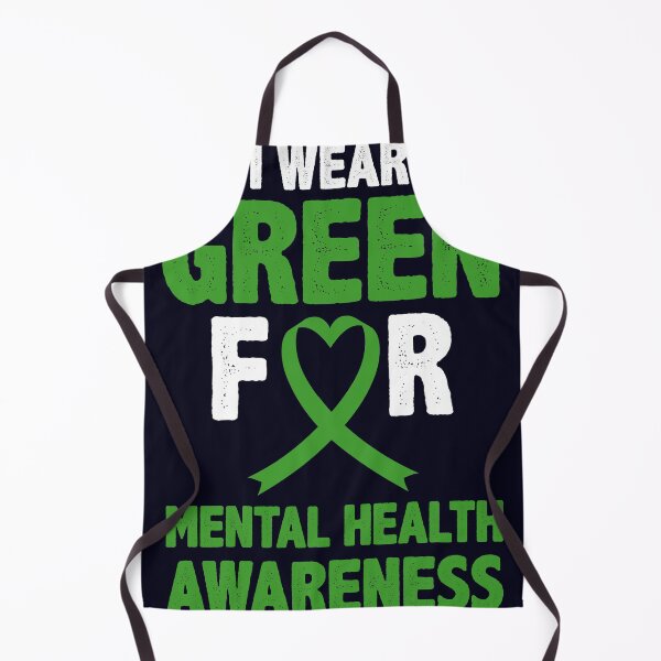 Item preview, I wear Green for Mental Health Awereness designed and sold by mmos.