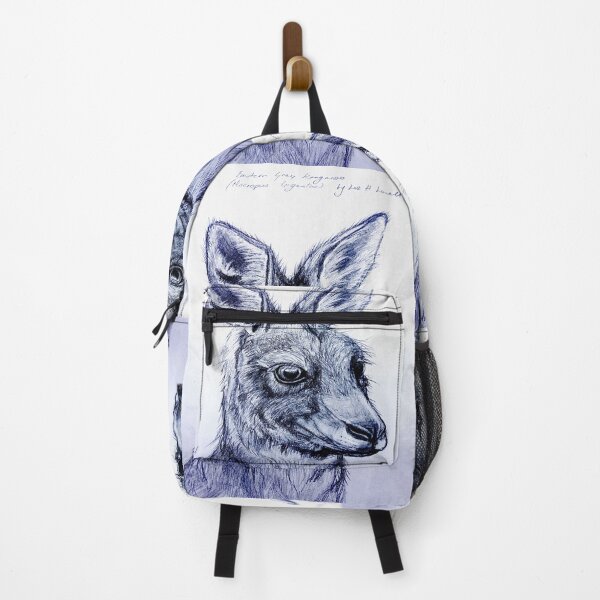 Item preview, Australian Kangaroo drawing designed and sold by Liz HL Art Shop.