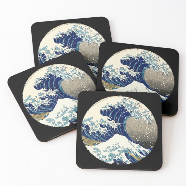 Item preview, Legendary Great Wave off KANAGAWA abstract style retouched artwork designed and sold by Naumovski.