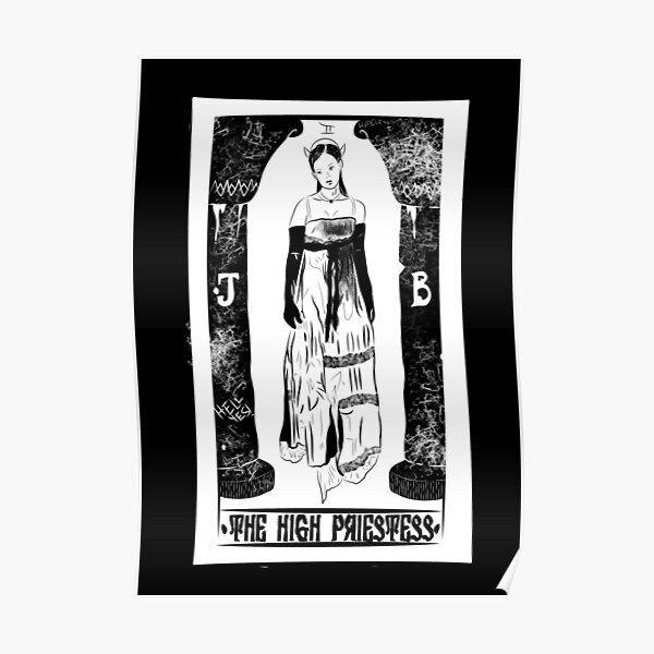 Jennifer's Body High Priestess Tarot Card Poster