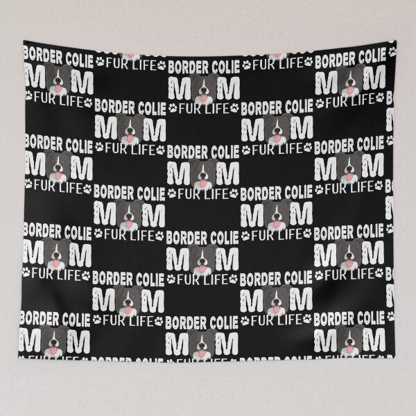 Item preview, Border Collie Mom For Life Dog Pun designed and sold by fatamyfan1.