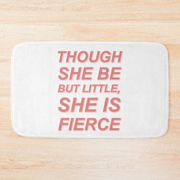 Item preview, Though She Be But Little She Is Fierce Red designed and sold by crayonwords.